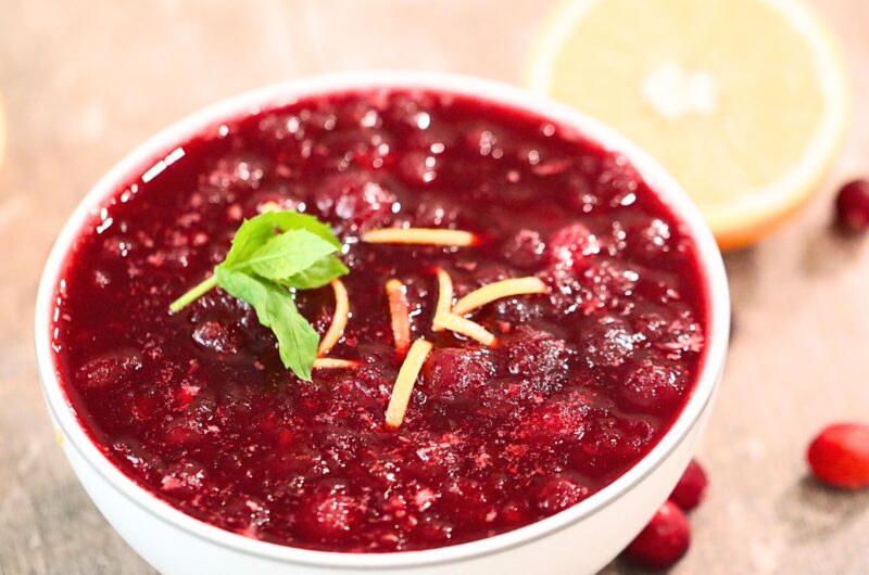 The Best Homemade Cranberry Sauce Recipe