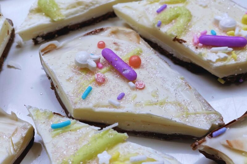 Easy Chocolate Easter Bunny Bark Recipe