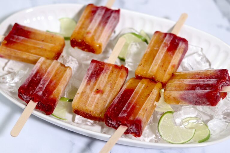 Mango Raspberry Tajin Popsicles Mango Raspberry Tajin Popsicles