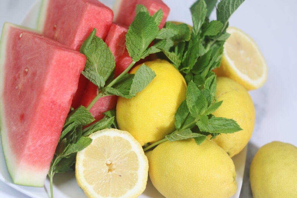 Easy Watermelon Mint Lemonade
