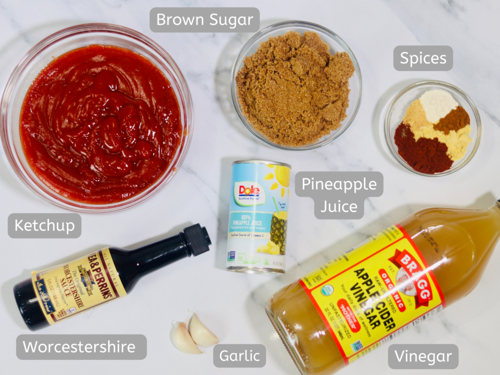 The Most Delicious & Easy BBQ Sauce ingredients
