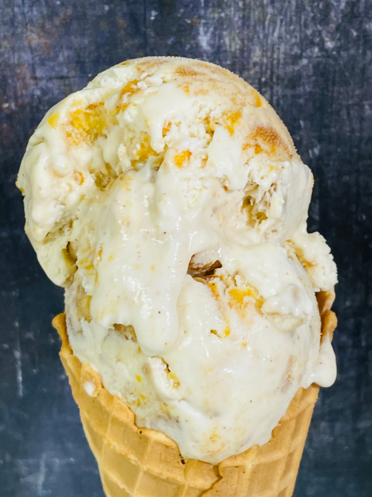 Peach Cobbler Ice Cream recipe