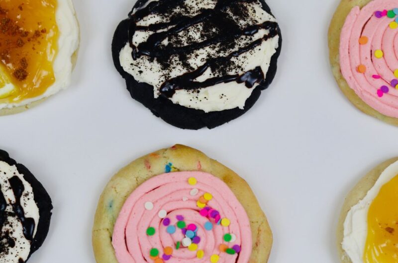 CRUMBL COOKIES Recipe With Boxed Cake Mix- She Adds Flavor