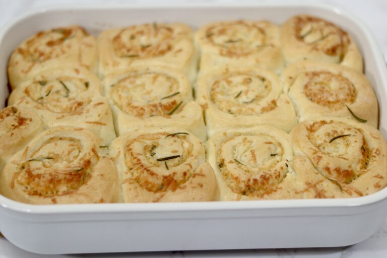 Cheesy Asiago Rosemary Rolls