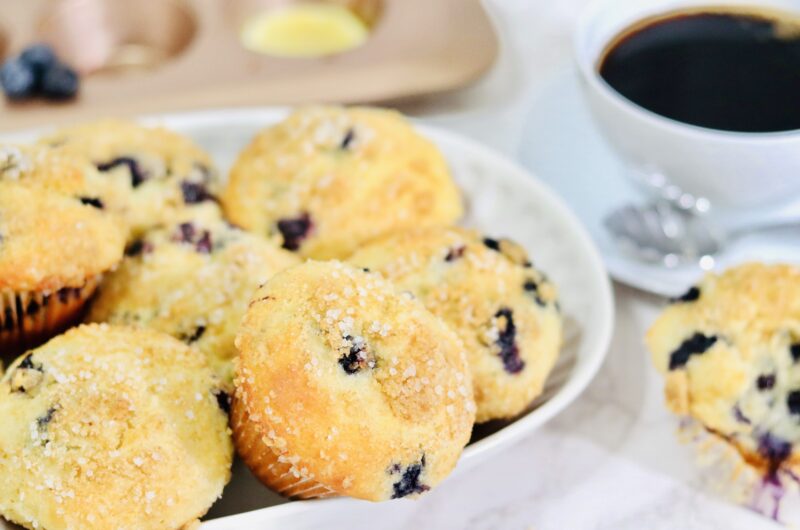 Blueberry Lemon Yogurt Muffins