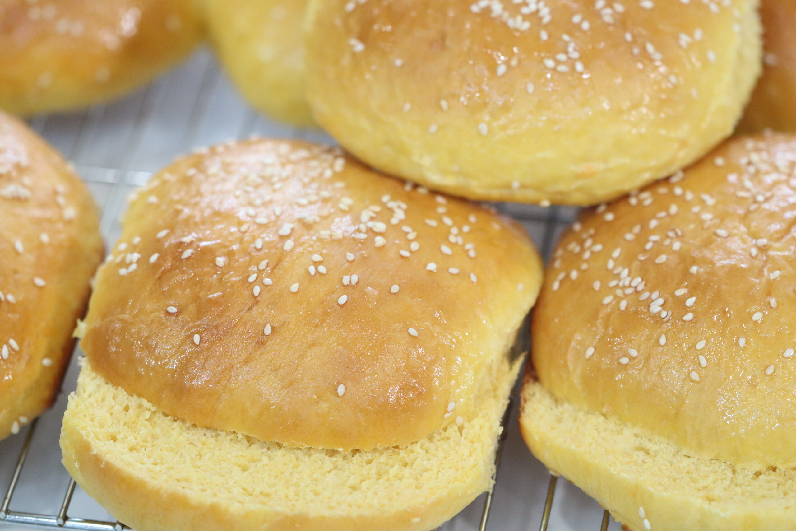 Sweet Potato Hamburger Buns 