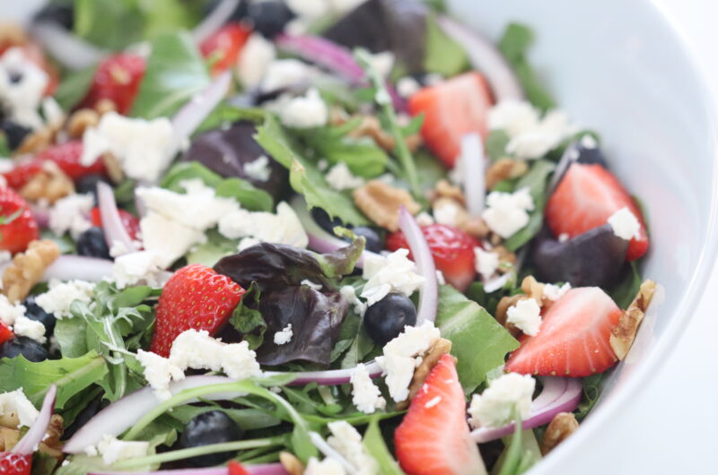 Summer Berry Salad With Mustard Vinaigrette