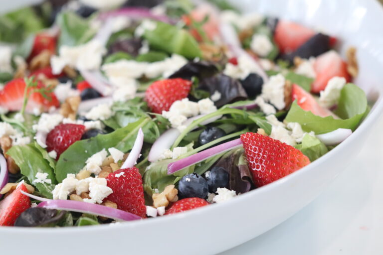 Summer Berry Salad with Mustard Vinaigrette
