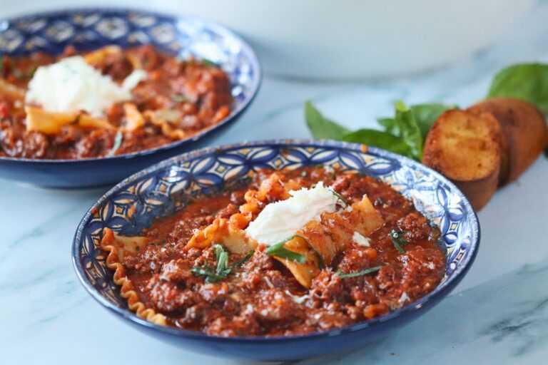 Lasagna Soup