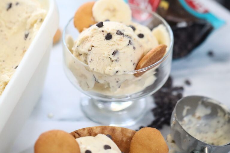 Chocolate Chip Banana Pudding Ice Cream